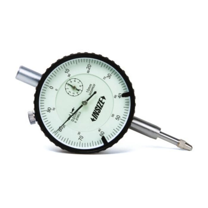 Shockproof Dial Indicator, Range 10mm, Graduation 0.01mm, Accuracy 17μm