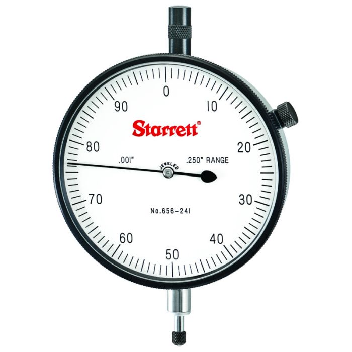 Dial Indicator, 0 -.250", .001" Grad