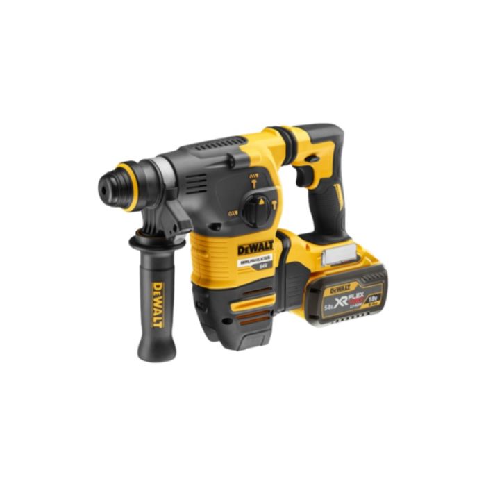 DCH333NT-XJ, 54V Flexvolt Cordless Hammer Drill, SDS Plus, 30mm (Bare Unit)