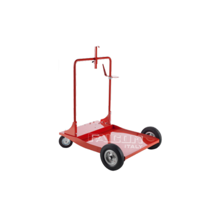 CA200A - 4-Wheels Trolley For 180/200 Kg Drums Up To 600 Mm, With Brake