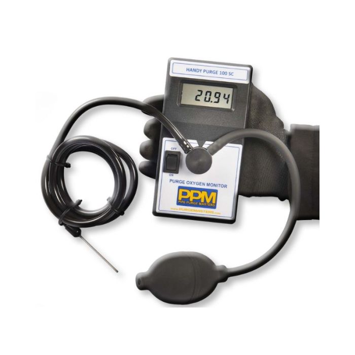 Handy Purge 100 Self Calibrating Weld Purge Monitor, Measures Oxygen ...