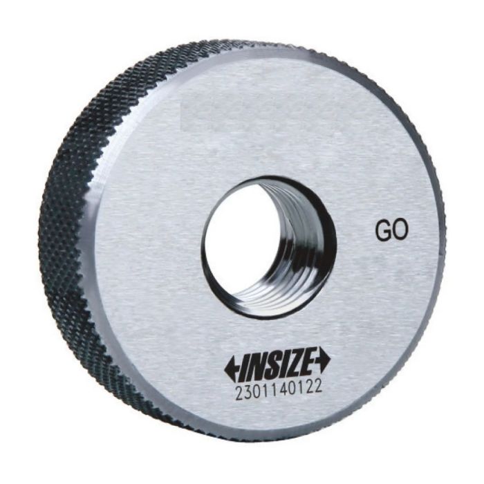 Threaded Ring Gauge: M24 x 3.00 Thread Size, Go (Plus), 6G Thread Class, Metric, Tool Steel