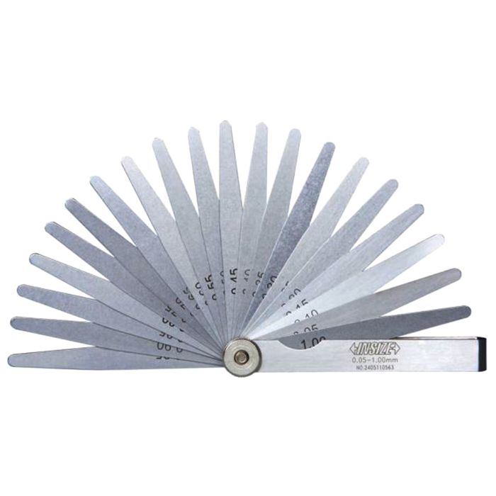 Feeler Gauge, Range 0.05-1.00mm, 13 pieces of Leaves