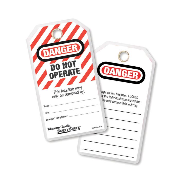 Lockout Tags (DO NOT OPERATE) Safety Tag (PKT12)