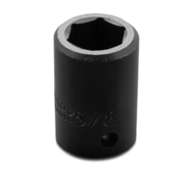 1/2" Sq Drive Impact Sockets, 6 Point