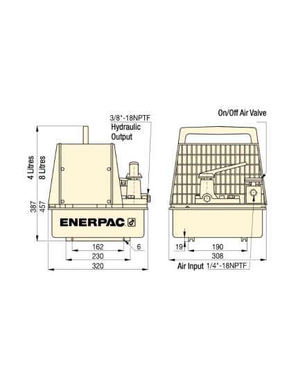 Air Hydraulic Pump