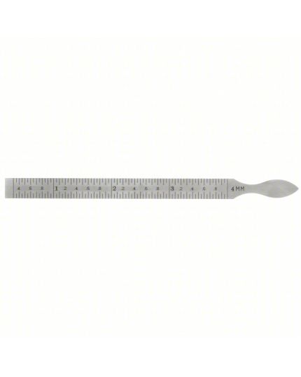 Taper Gauge: 8 Leaves, 0.0100 in to 0.1500 in/0.30mm to 4mm Range, 0.001 in Graduations