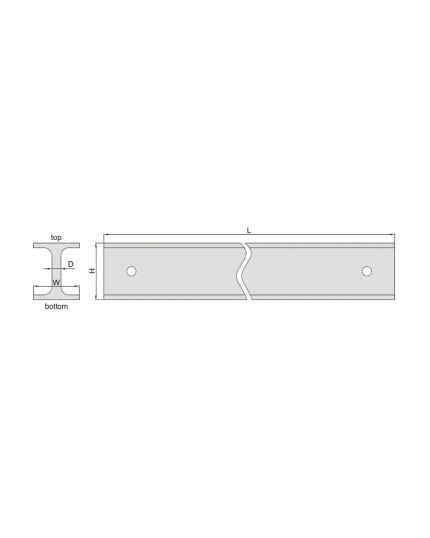 Straight Edge: Metric/SAE, Not Certified, Magnalium, 4 micron, 0.003 mm, 1 3/16 in Wd