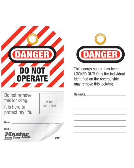 Lockout Tags (DANGER DO NOT OPERATE) 12/PKT