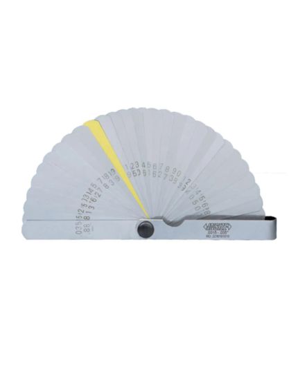 Long Feeler Gauge, Range 0.05-1.00mm, 20 pieces of Leaves