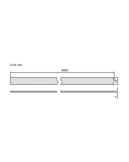 Feeler Gauge Tape, Thickness 0.15mm, Accuracy +/-6μm