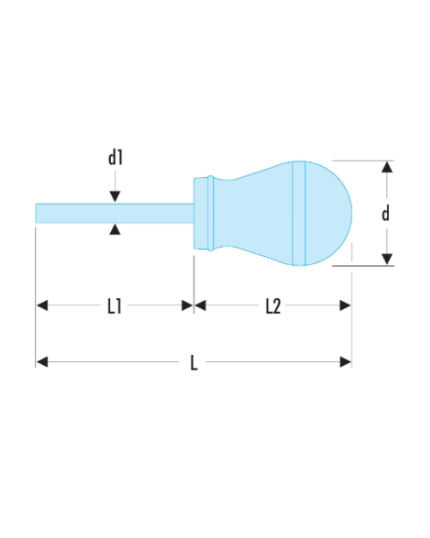 AT - Slotted Protwist Stubby Screwdriver