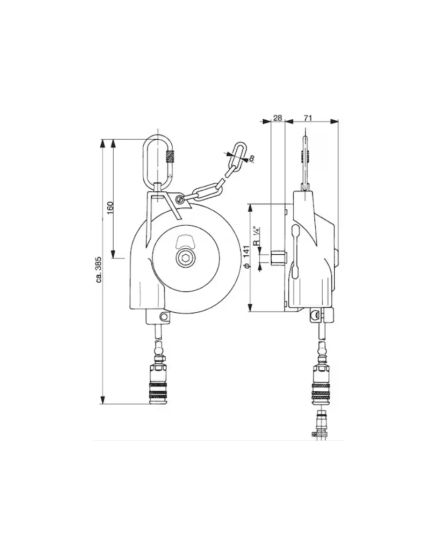 Spring balance AIR AUTOSTAT Type-7223