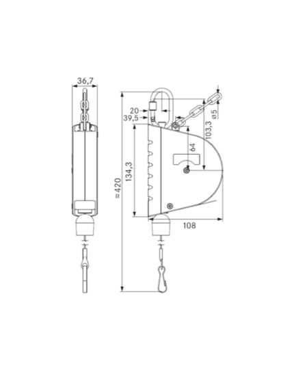 AUTOSTAT spring balance Type-7200