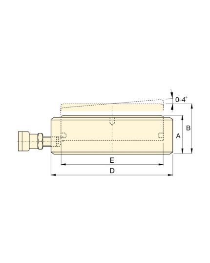 High Tonnage Ultra Flat Hydraulic Cylinder