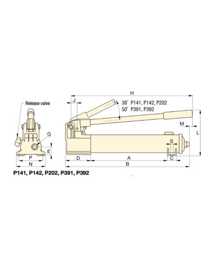 Lightweight Hydraulic Hand Pump