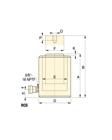 Low Height Hydraulic Cylinder