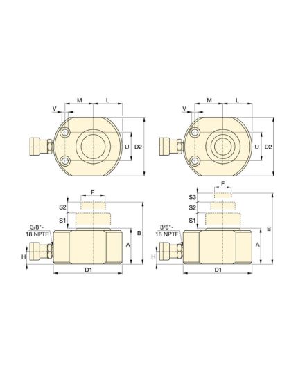 Telescopic Hydraulic Cylinder