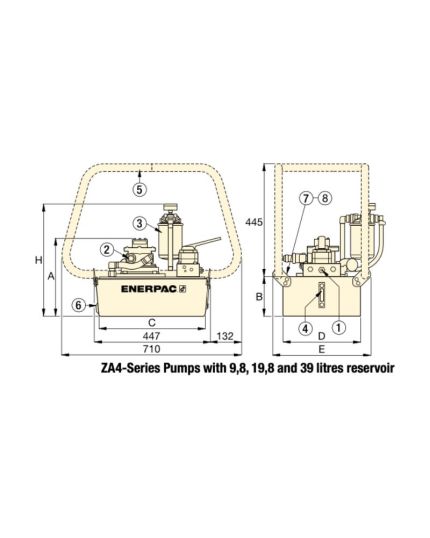 Two Speed, Air Hydraulic Pump