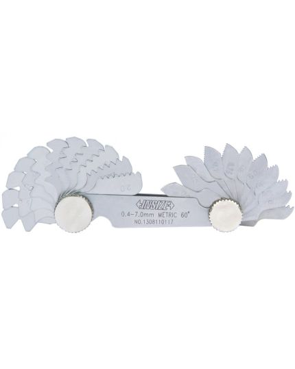 0.25mm - 6mm Metric Thread Pitch Leaf Gauges