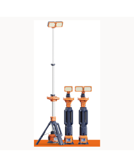 TL-200 Portable Rechargeable Light Tower, 1-2.3m, IP66, Dual Head