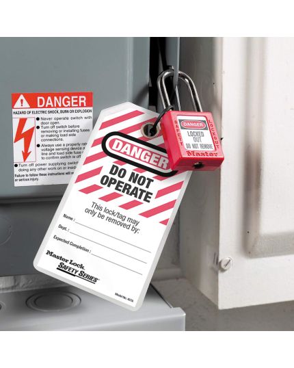 Lockout Tags (DO NOT OPERATE) Safety Tag (PKT12)