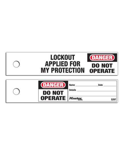 Lockout Padlocks & Accessories (DO NOT OPERATE) Safety Maintenance Tag