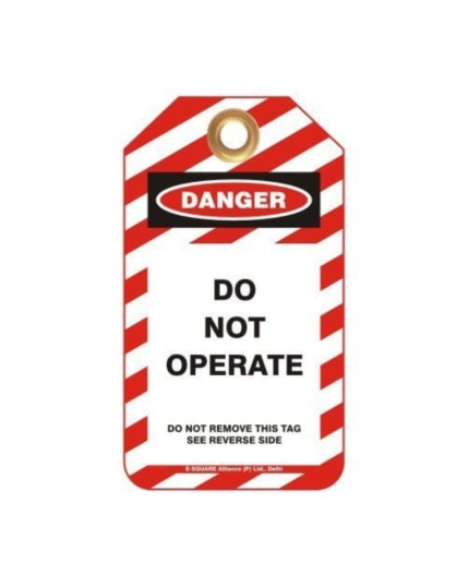 Safety Tag  (DO NOT OPERATE)