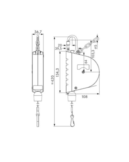 AUTOSTAT-spring-balance-type-7200, rustproof