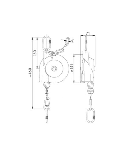 Spring balance AUTOSTAT Type-7228