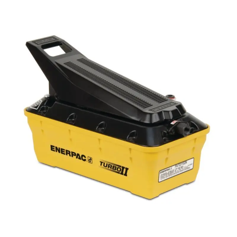 PATG1102N, Turbo II Air Hydraulic Pump, Hand/Foot Operated 3/3 Treadle Valve, 2081 cm3 Usable Oil, For use with Single-Acting Cylinders