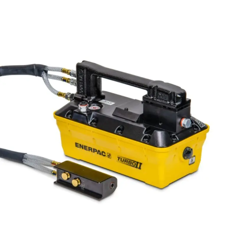 PARG1102N Turbo II Air Hydraulic Pump, 3/3 Manual Valve with Pendant, 2081 cm3 Usable Oil, For use with Single-Acting Cylinders