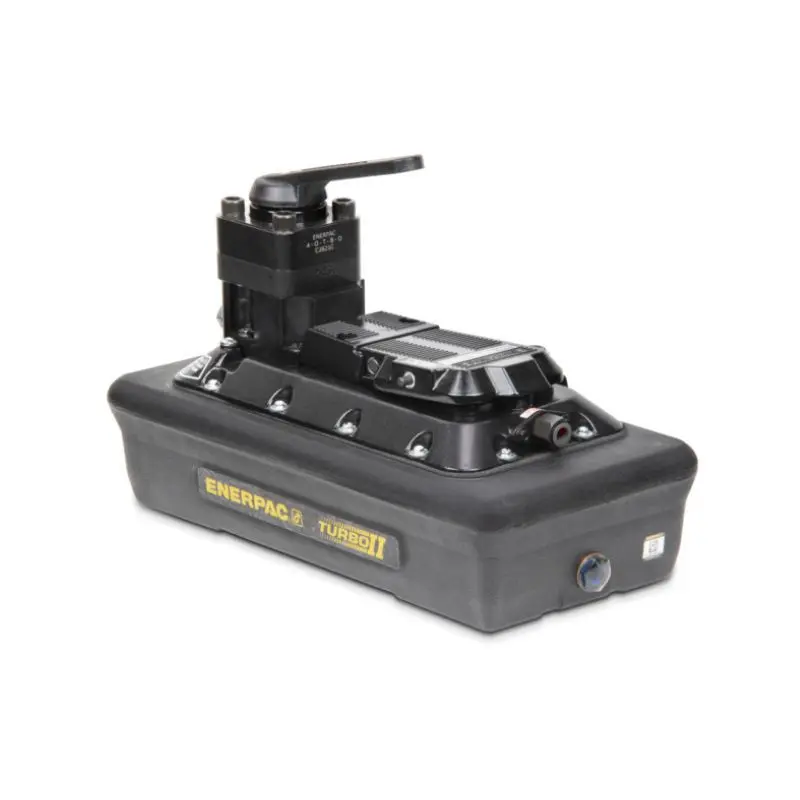 PAMG1402N Turbo II Air Hydraulic Pump, 4/3 Manual Valve, 2081 cm3 Usable Oil, For use with Double-Acting Cylinders