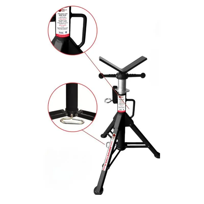 Hi Heavy Duty Fold-A-Jack with V-head | Old Sumner: 781300 | Old BB: 3900
