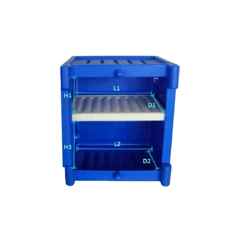 POLYETHYLENE CORROSIVE CABINET 4GALLON/5L - SIZE : 49x41x36cm