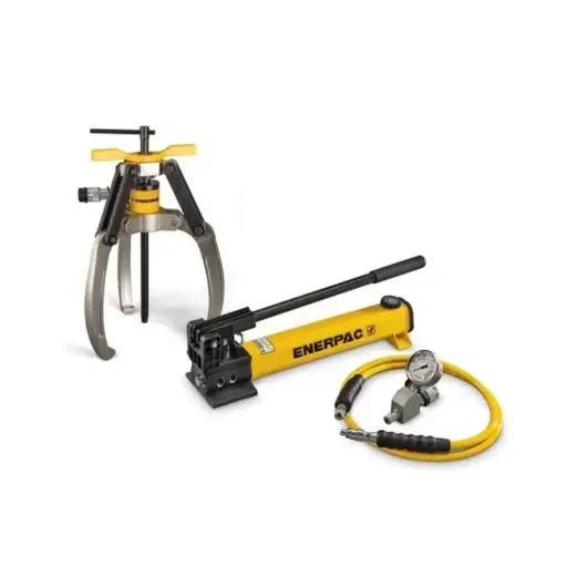 [LGHS314H] LGHS314H, 14 Ton, 3 Jaw, Hydraulic Lock-Grip Puller Set with Hand Pump