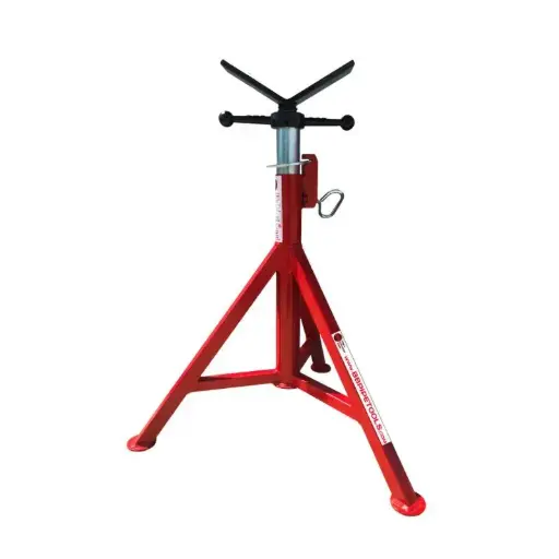 [4100] 4100 Fixed Leg Pipe Jack (Tri Pipe Stand) (Include V-Head) Tps300 + Tvh300