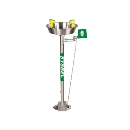 [WG7033F] PEDESTAL MOUNTED EYE FACE WASH SS304 BOWL