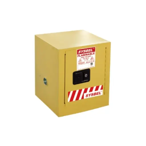 [WA810040] FLAMMABLE CABINET SINGLE DOOR/MANUAL - SIZE : 56x43x43cm