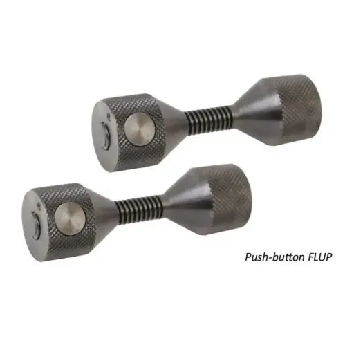 [2121] Push-button carbon steel FLUP (pair) 5/8 - 1.875" / 16 - 47 mm | Old Sumner: 781235